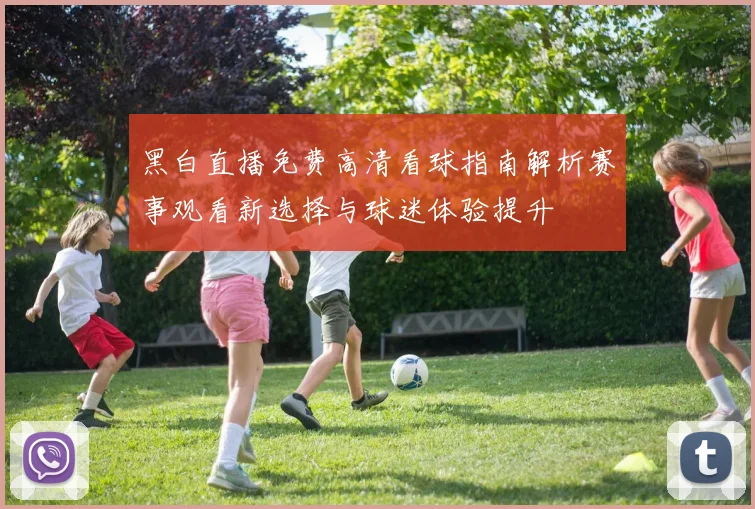 黑白直播免费高清看球指南解析赛事观看新选择与球迷体验提升